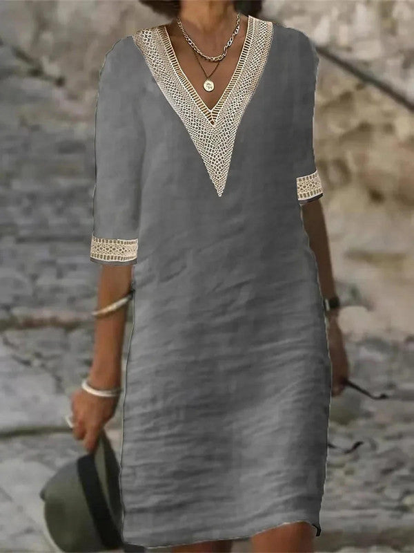 Chic Cap Sleeve Party Dress