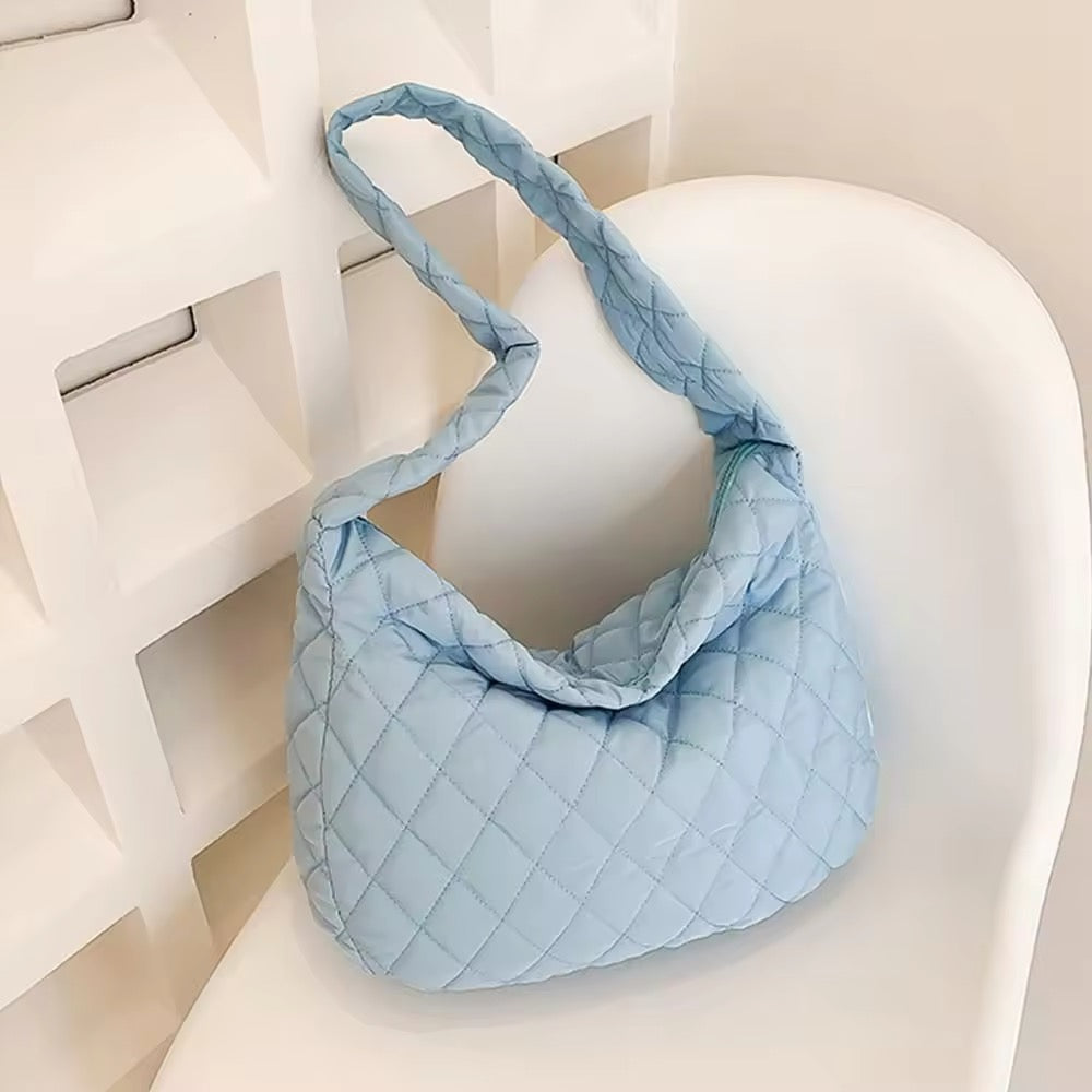 Soft Extra Large Padded Crossbody Tote Shoulder Bag