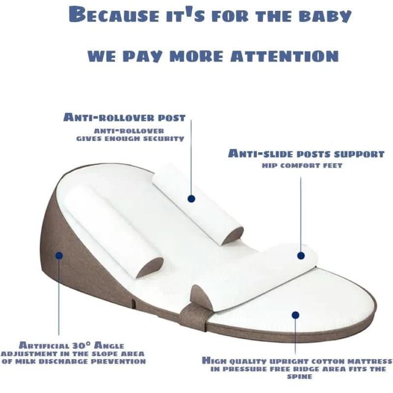 Comfortable Baby Pillow for Side Sleeping Newborns