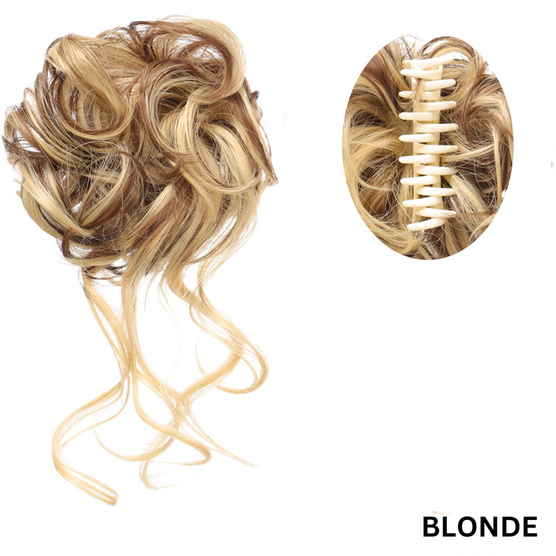 Easy Bun Hair Clip for Curly Hair Natural Look