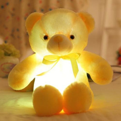 Cute LED Teddy Bear Night Light Toy