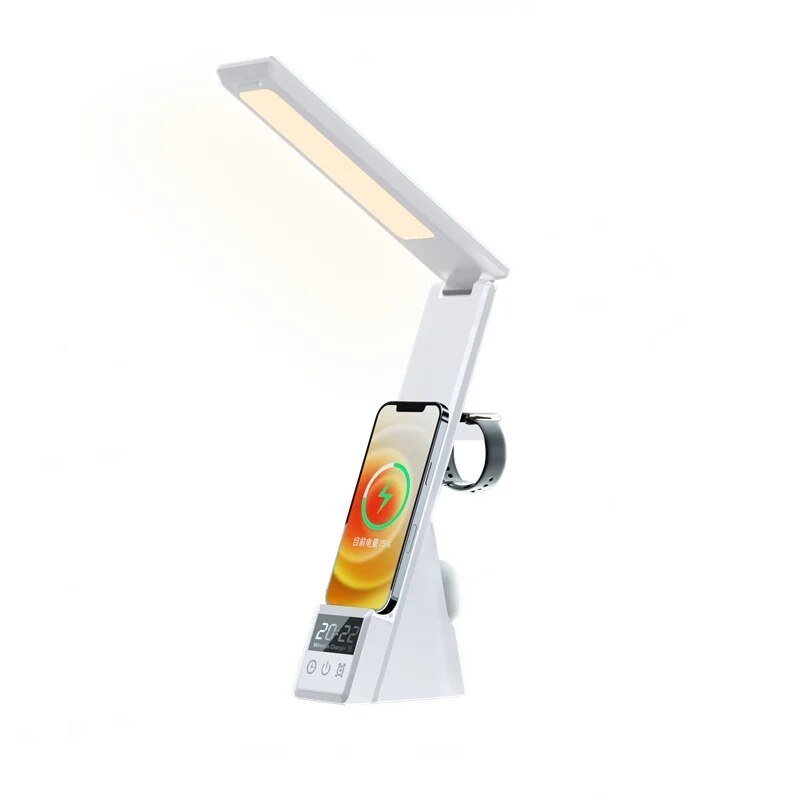 Smart 5-in-1 Desk Lamp with Wireless Charger