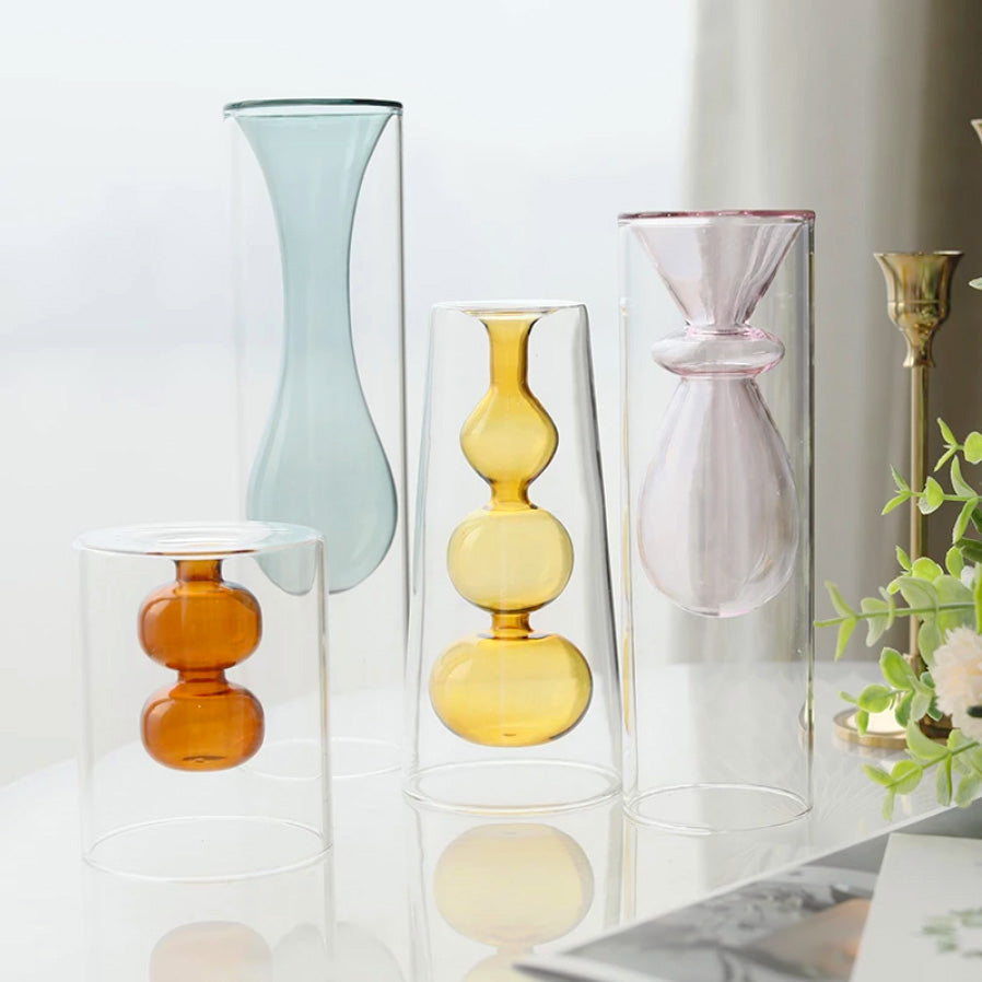 Sparkling Clear Home Vases - Befez