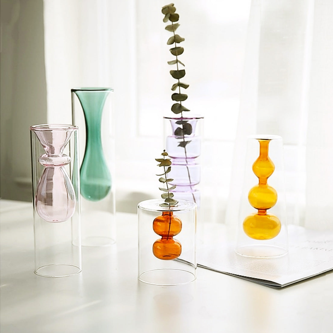 Sparkling Clear Home Vases
