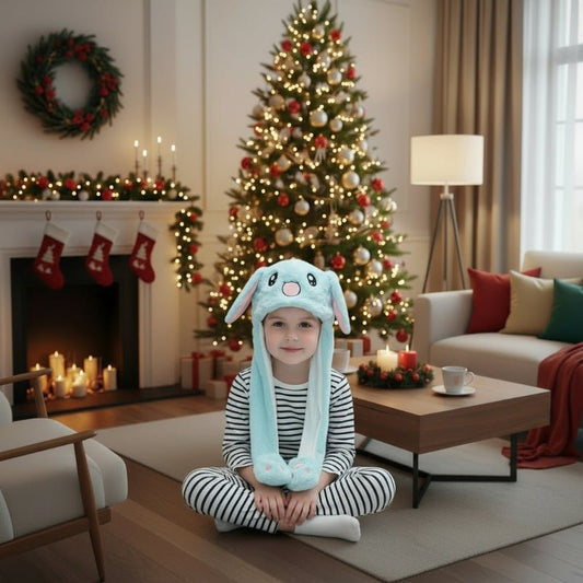 Cute Bunny Hat with Floppy Ears and Plush Fur - Befez
