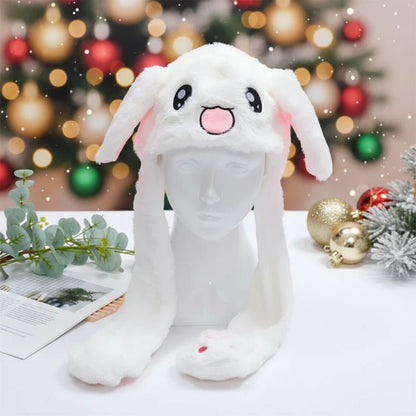 Cute Bunny Hat with Floppy Ears and Plush Fur