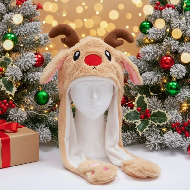 Cute Bunny Hat with Floppy Ears and Plush Fur
