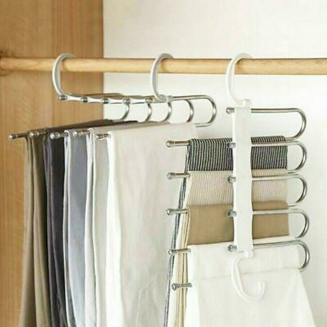 Versatile 5-in-1 Space Saving Rack Hanger