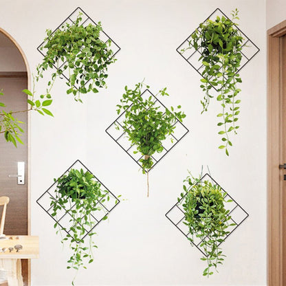 Realistic Plant Wall Stickers for Home Decor