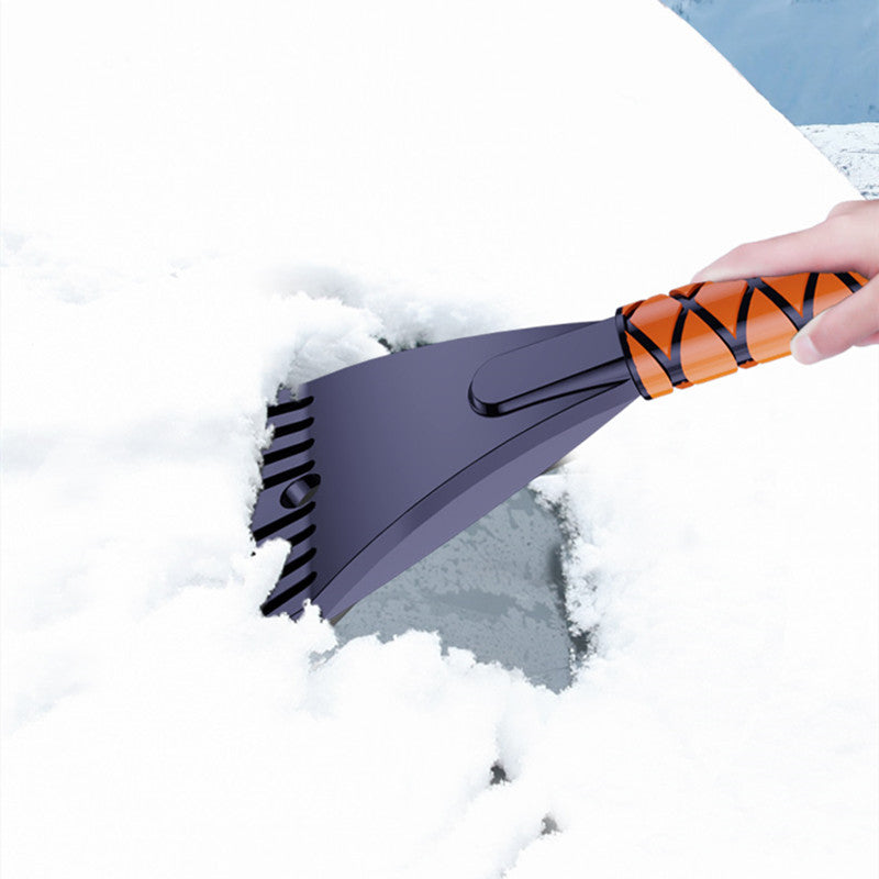 Compact Car Ice Scraper And Deicer Tool