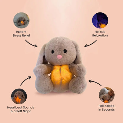 Cute Rabbit Soft Toy for Baby Relaxation