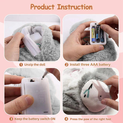 Cute Rabbit Soft Toy for Baby Relaxation