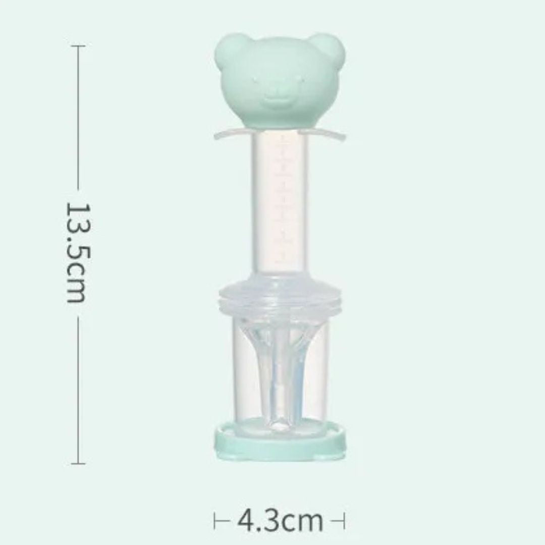 Soft Baby Pacifier Feeder with Cute Bear Design