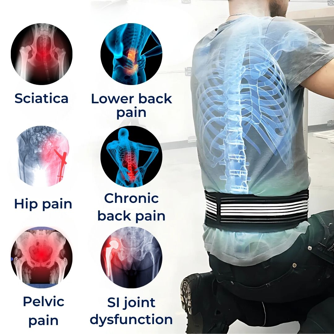 Comfortable Lower Back Support Belt for Pain Relief