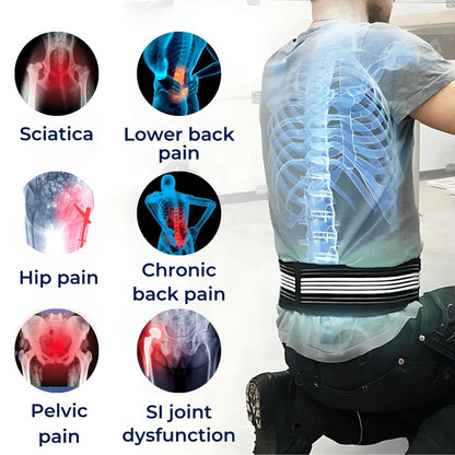 Comfortable Lower Back Support Belt for Pain Relief