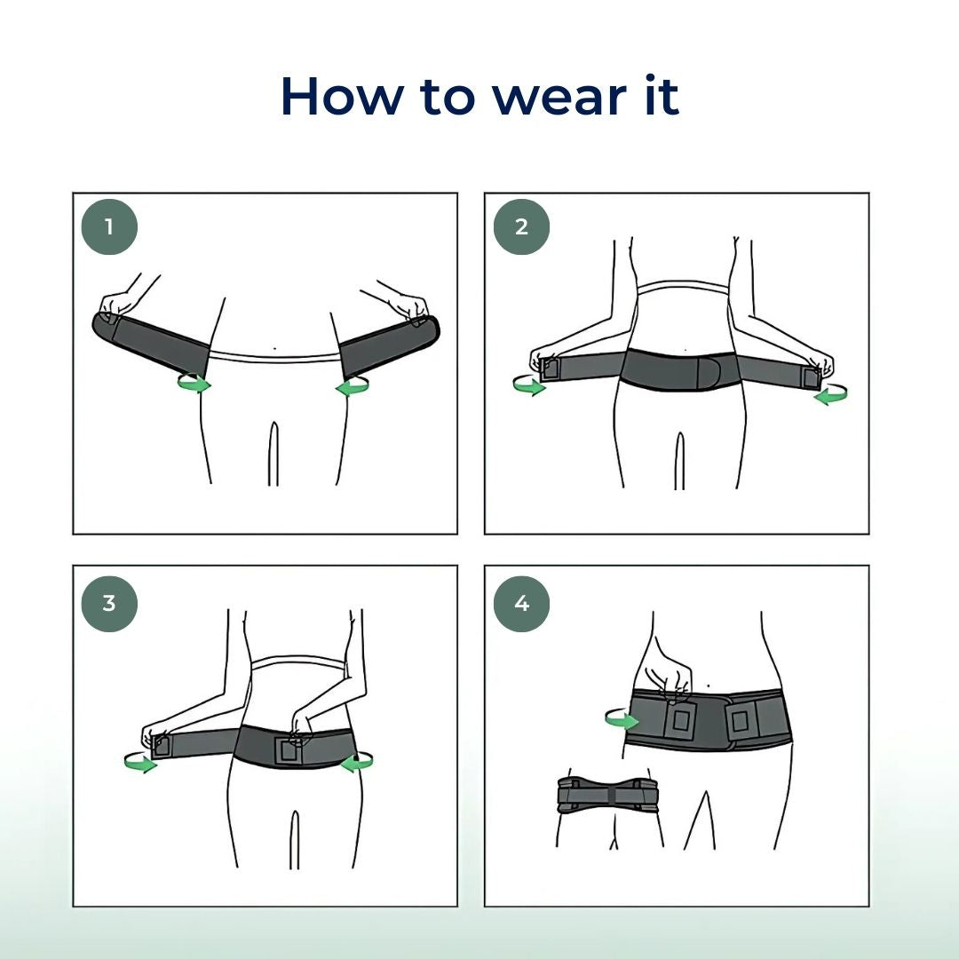 Comfortable Lower Back Support Belt for Pain Relief