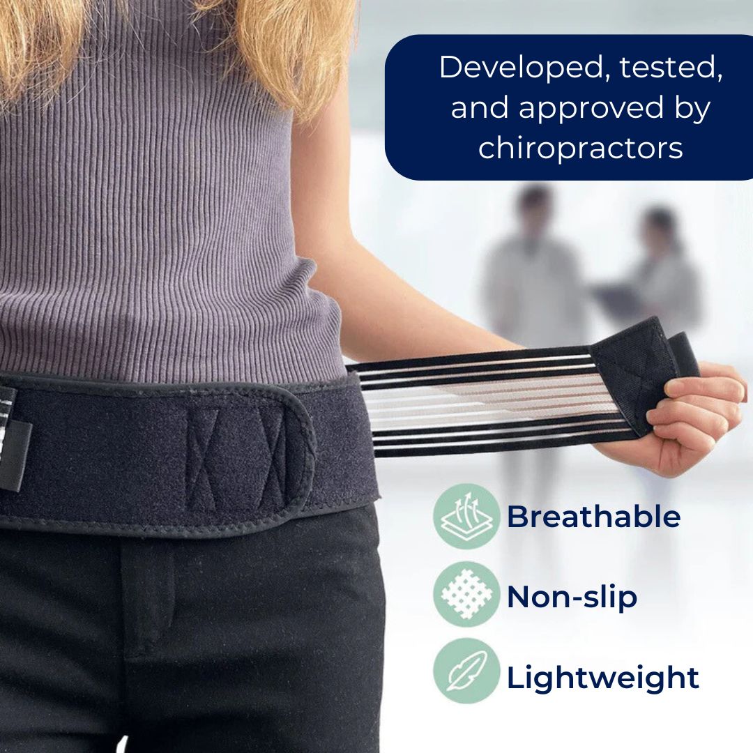 Comfortable Lower Back Support Belt for Pain Relief