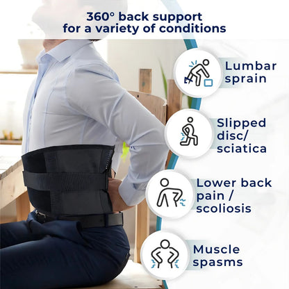 Comfort Back Support Brace for Lower Back Pain Relief