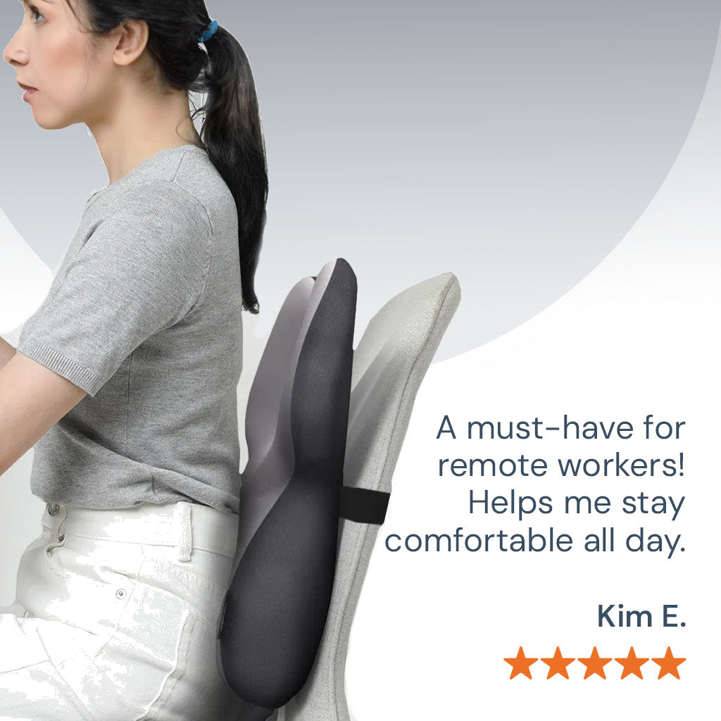 Comfortable Memory Foam Back Cushion for Office Chair Support