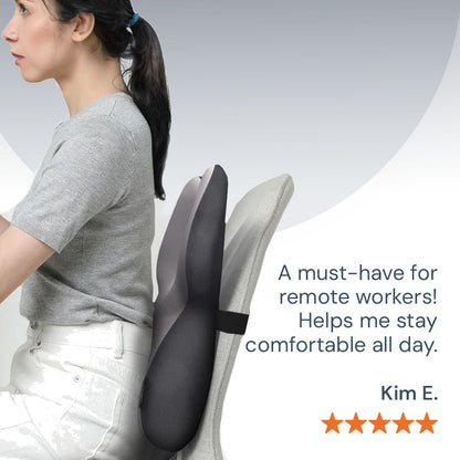 Comfortable Memory Foam Back Cushion for Office Chair Support