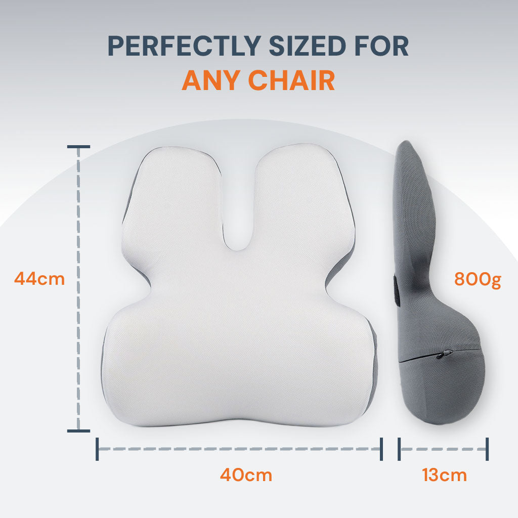 Comfortable Memory Foam Back Cushion for Office Chair Support