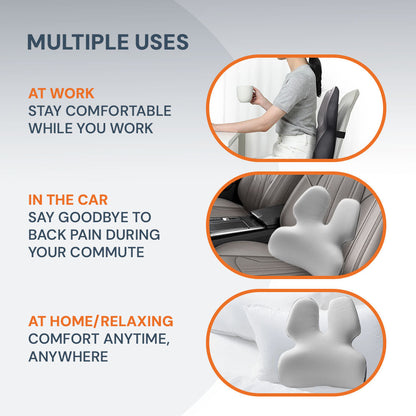 Comfortable Memory Foam Back Cushion for Office Chair Support
