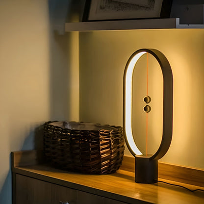 Slim Modern LED Desk Lamp with USB Charger
