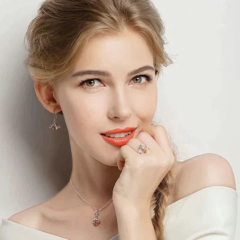 Beautiful Bee Drop Earrings