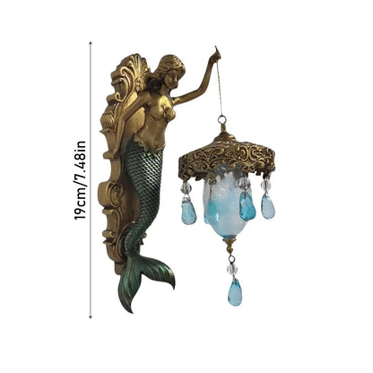 Beautiful Coastal Mermaid Wall Lamp