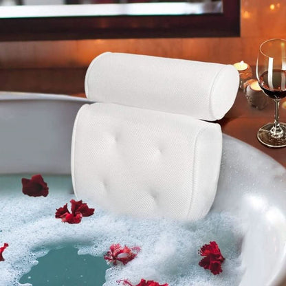 Comfortable Bath Pillow for Neck and Head Support