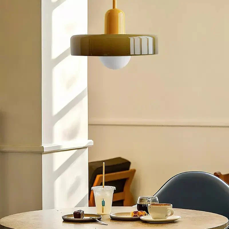 Befez | Vibrant Stained Glass Hanging Lamp for Home Decor