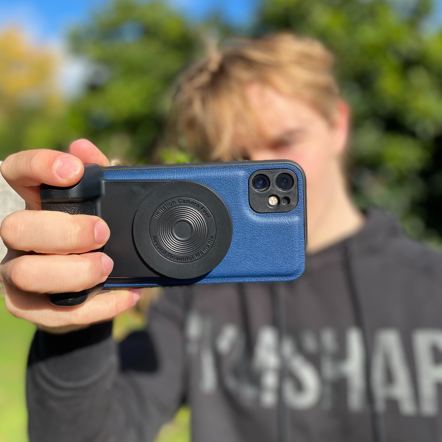 Portable Power Bank with Built-in Selfie Camera