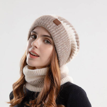 Warm Beanie and Scarf Set for Winter - Befez