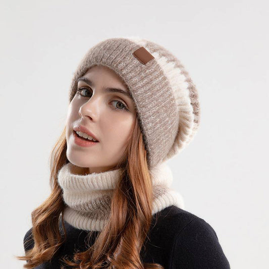 Warm Beanie and Scarf Set for Winter - Befez