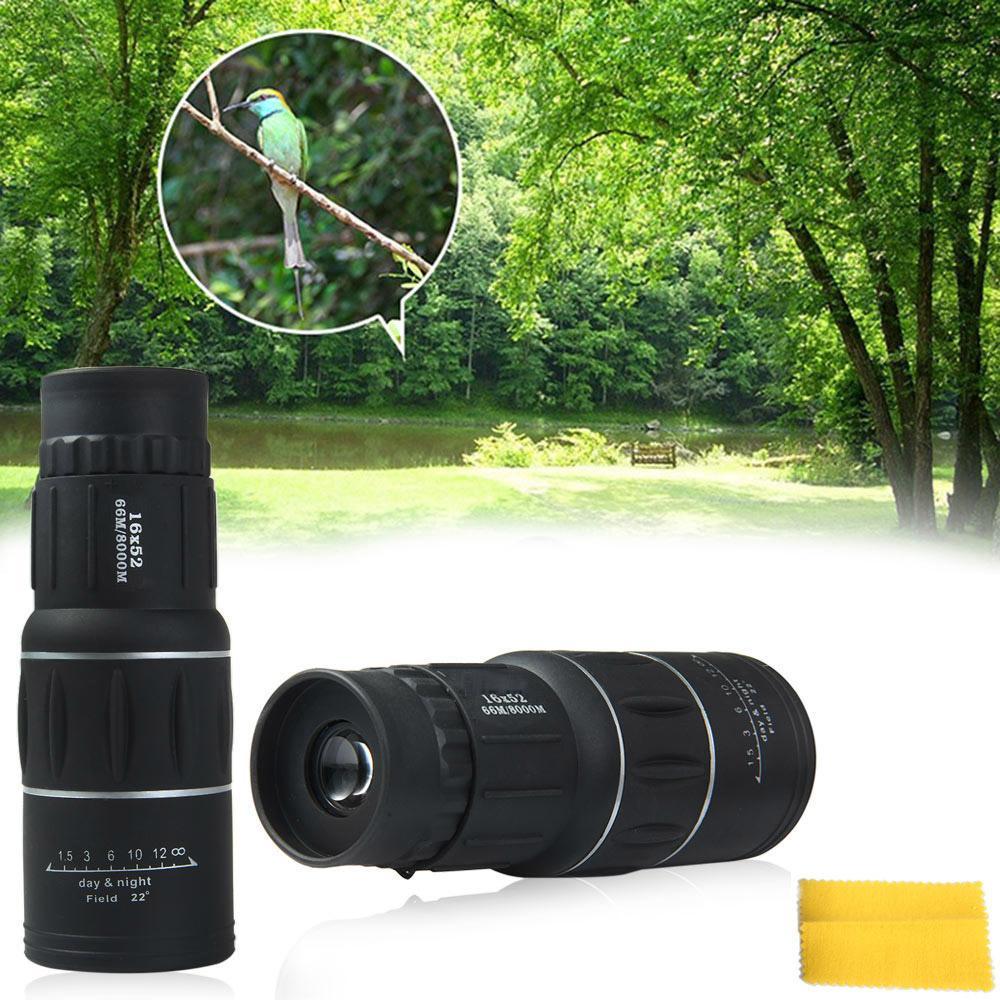 Compact 16x52 Zoom Monocular Telescope Binoculars - Befez