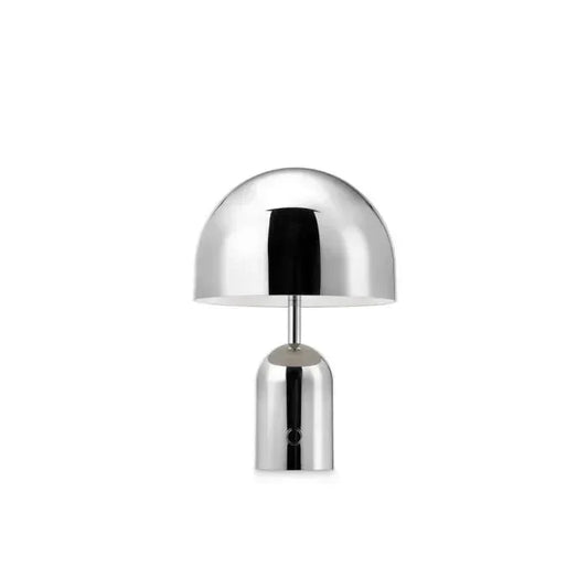 Compact Desk Lamp with Silver Chrome Finish - Befez