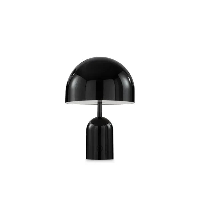 Compact Desk Lamp with Silver Chrome Finish