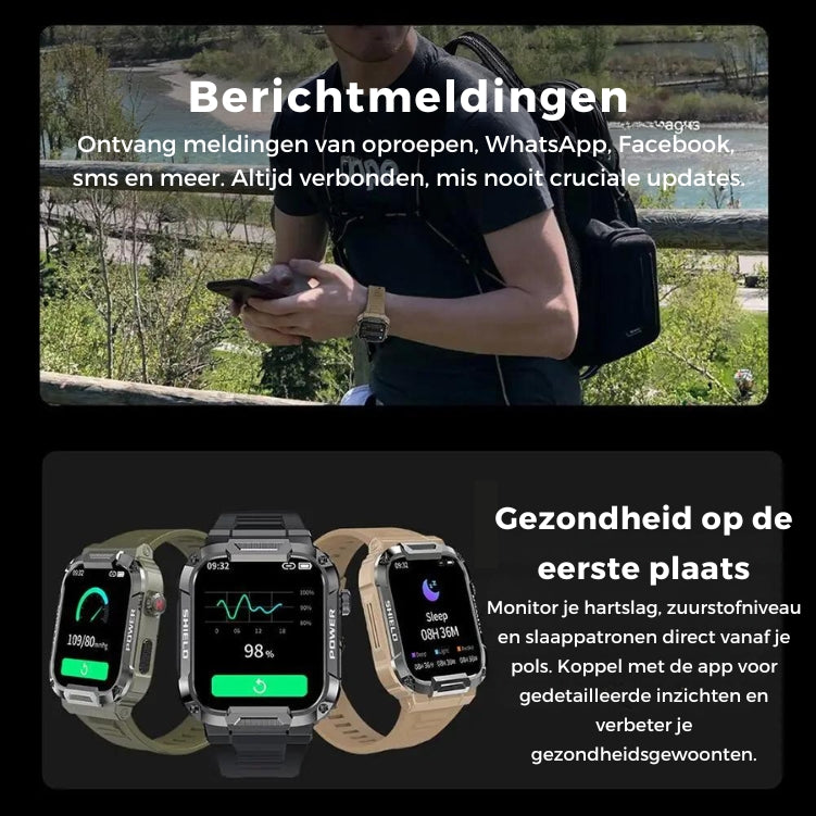 Advanced BlazeX Pro Smartwatch for iOS and Android