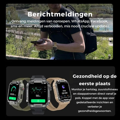 Advanced BlazeX Pro Smartwatch for iOS and Android