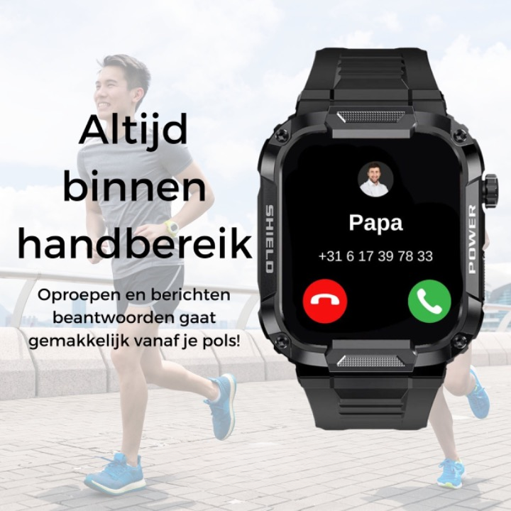 Advanced BlazeX Pro Smartwatch for iOS and Android