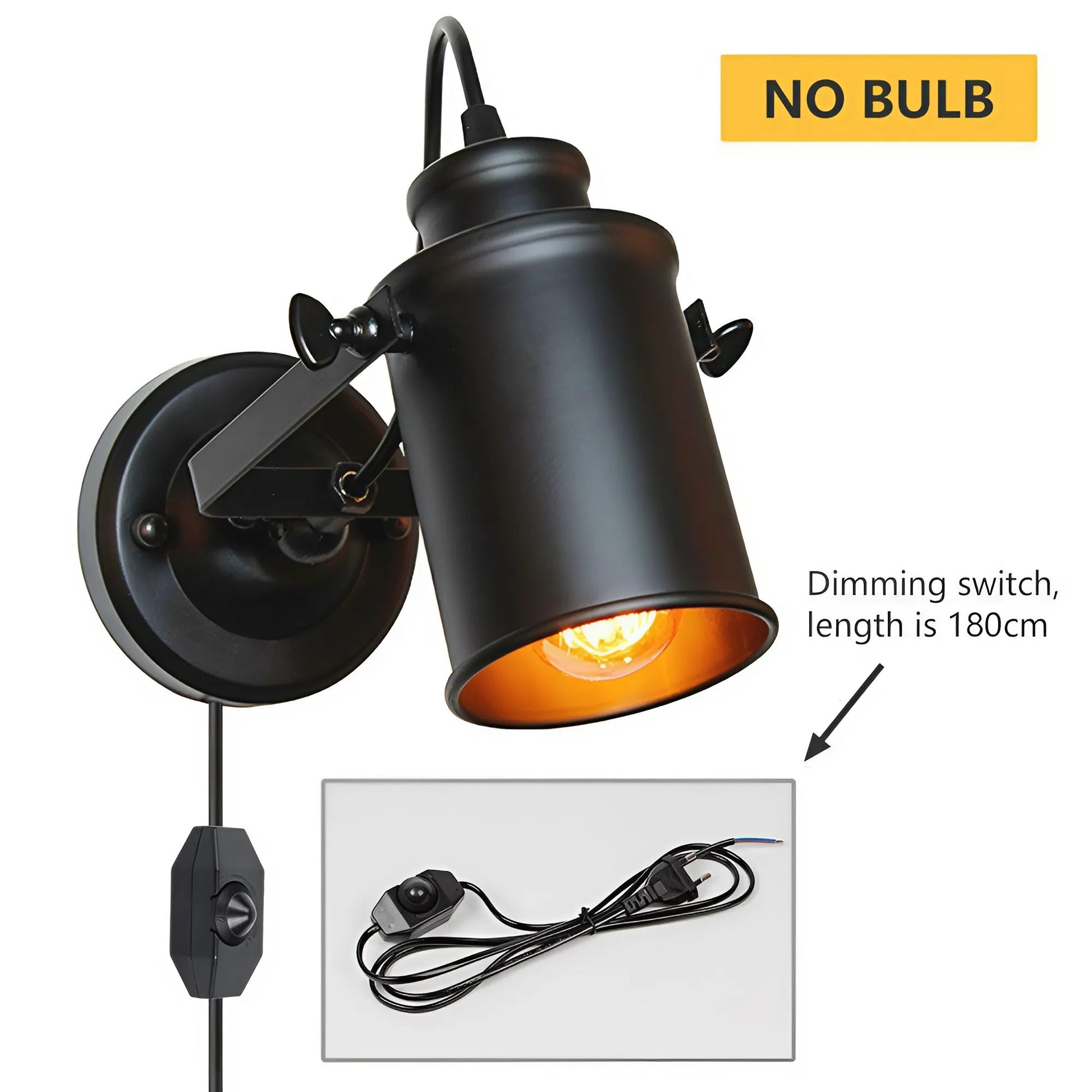 Retro Metal Bracket Wall Light - Befez