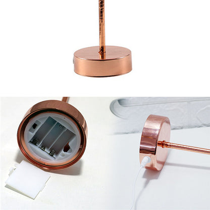 Colorful LED Night Light with Adjustable Pink Base