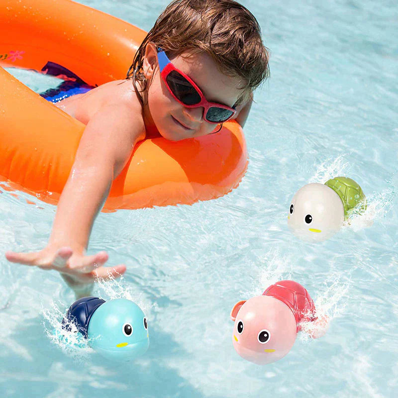 Fun Floating Wind-Up Bath Turtles