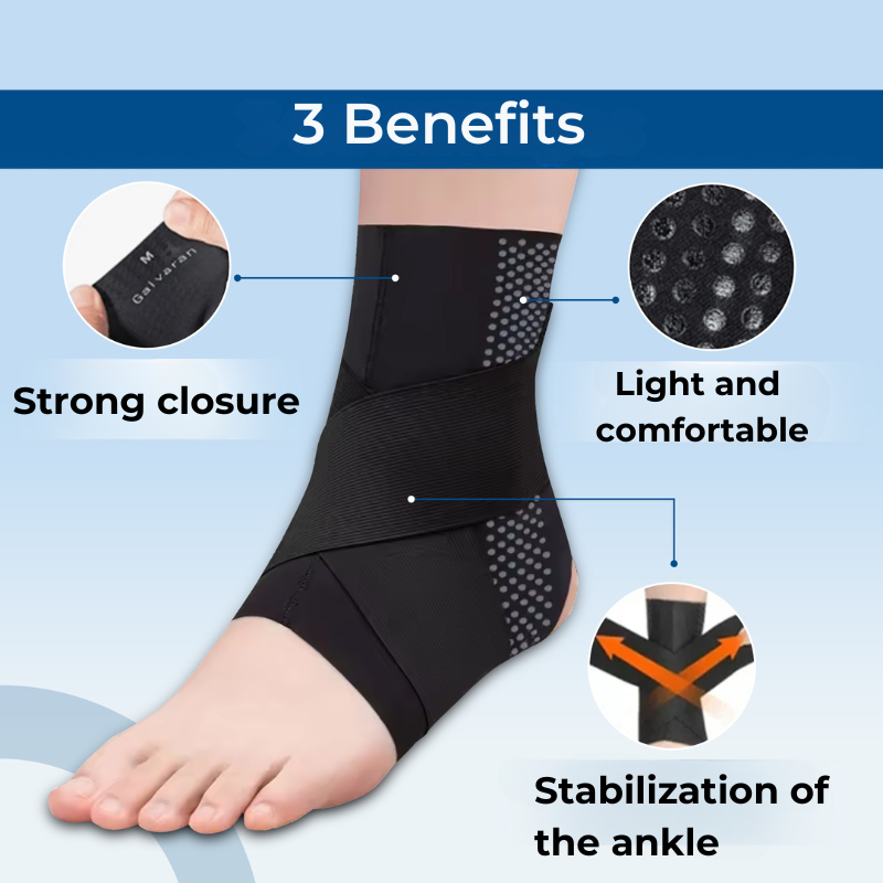 Befez FlexiGuard Ankle Support - Slim, Ventilated & Sport Friendly - Befez