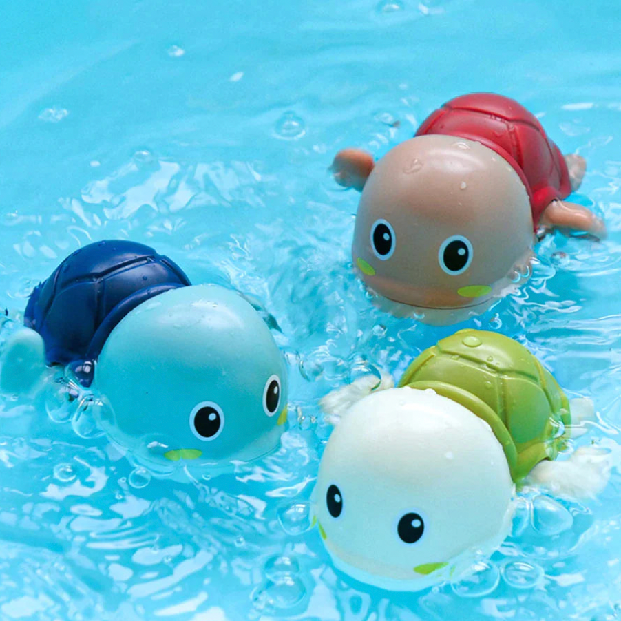 Fun Floating Wind-Up Bath Turtles - Befez