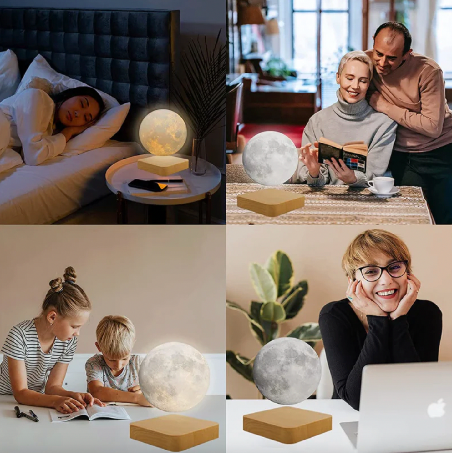 Sleek Lunar Table Light