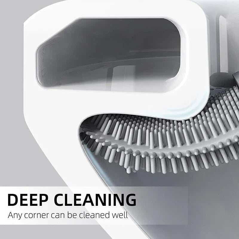 Soft Bristle Toilet Brush for Easy Cleaning
