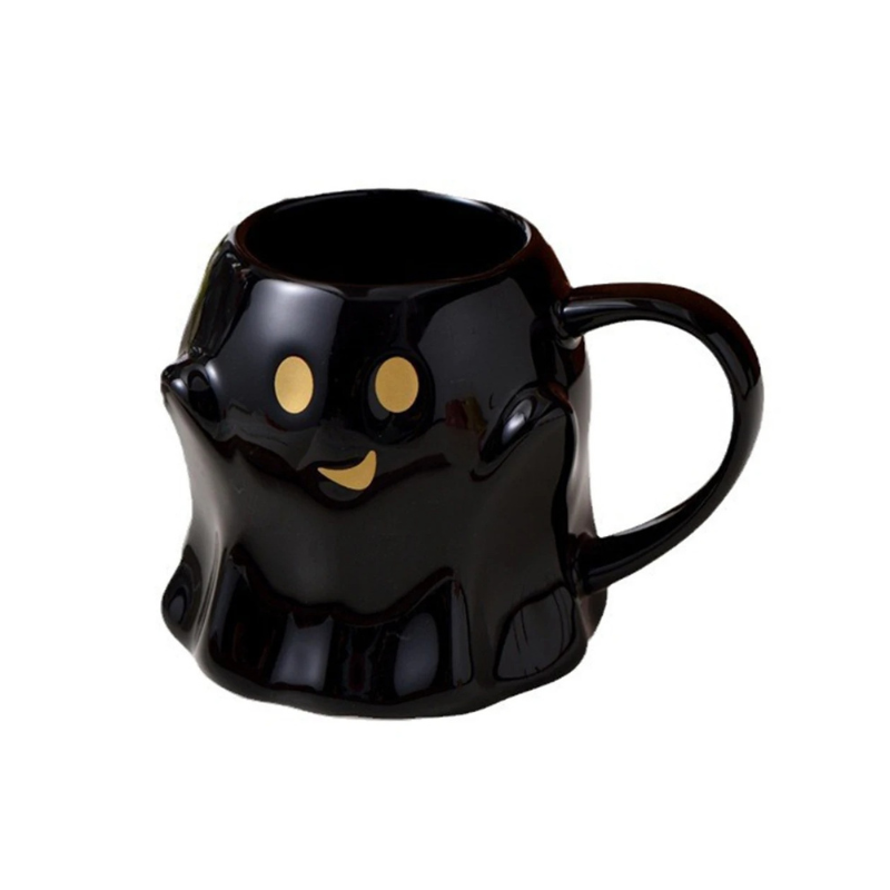 Spooky White Ceramic Mug