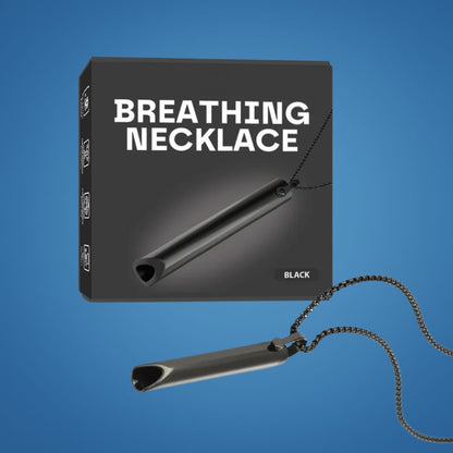 Calm Mind Anxiety Relief Necklace - Silver Tone Stress Relief Pendant