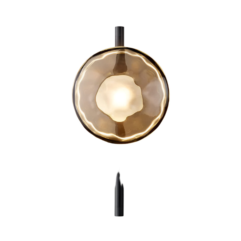 Round Glass Modern Wall Light